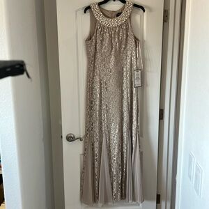 Champagne formal dress